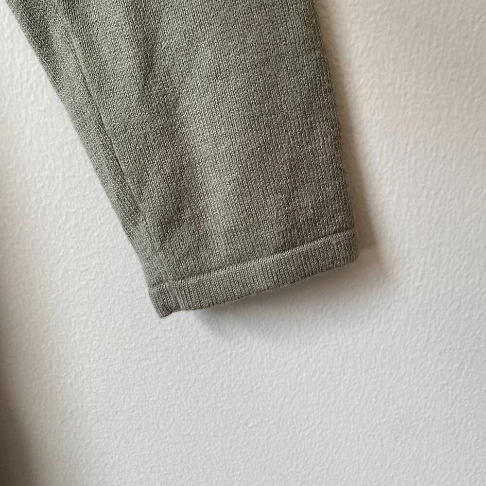 Chico's Womens Size 1 V-Neck Long Sleeve Silk Knit Pullover Casual Sweater Green - Picture 9 of 15